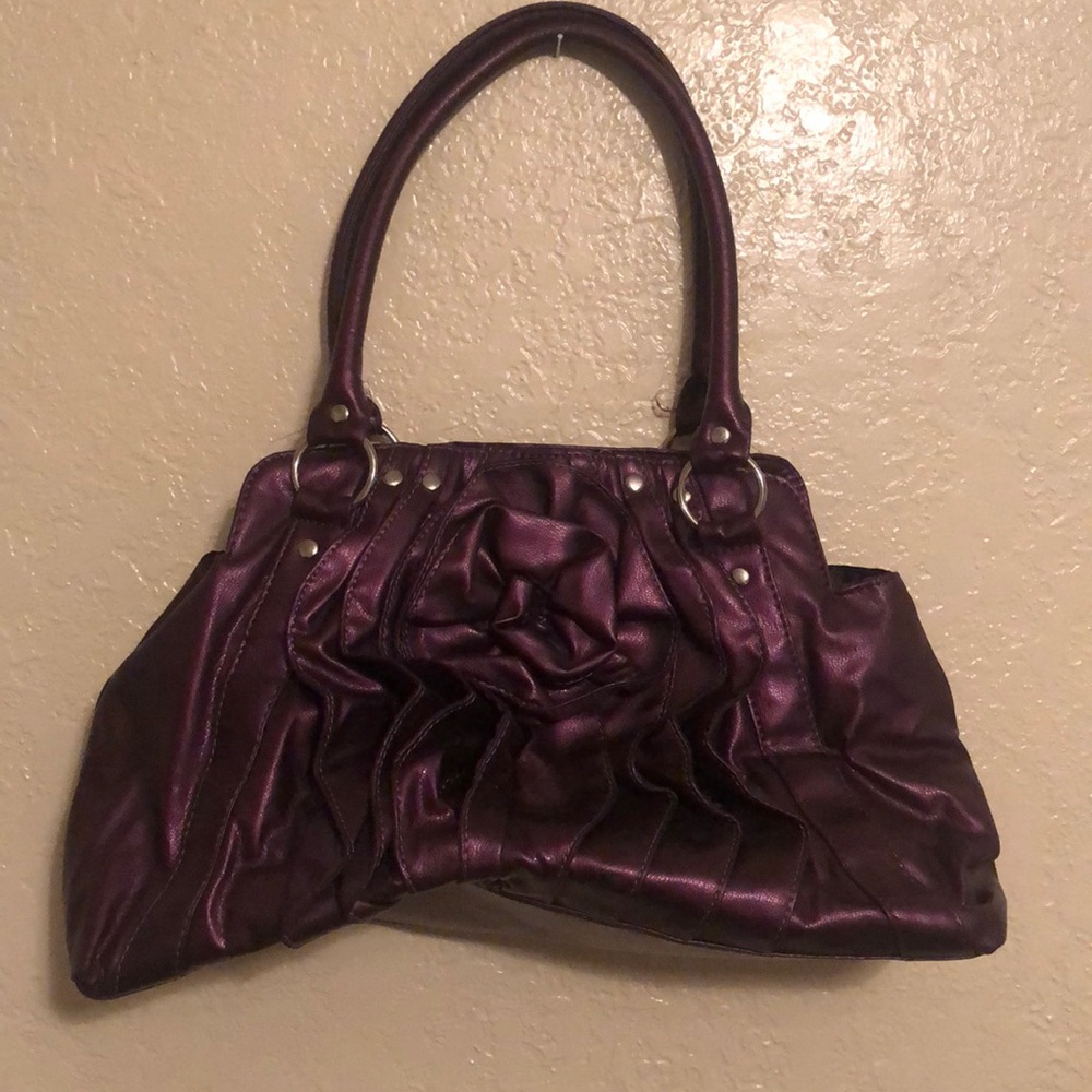 Metallic Purple Purse